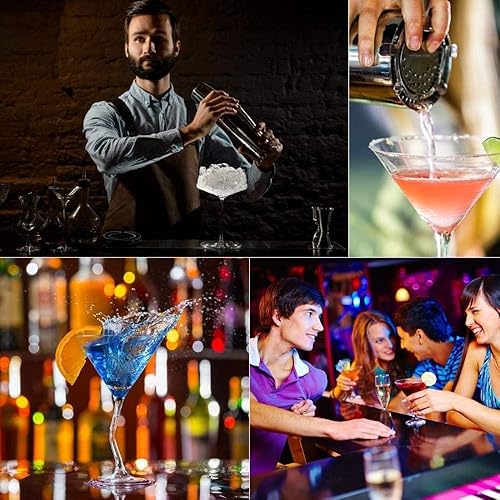 Miniatura 6 de Cocktail Shaker Set,Bartender Kit Cocktail Shaker Bar Tool Set 15 Pcs Stainless Steel Bartender Kit Accessories for Home Bar Party DIY