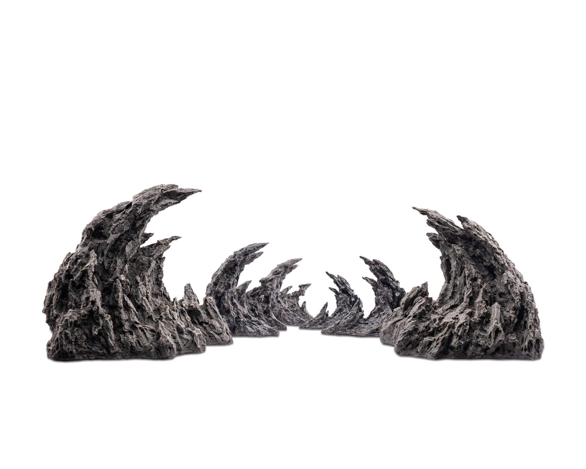 NatureHolic Ready to Scape Soul Valley 120 | Aquarium Deko Felsen-Set für Aquascaping | 6-teiliges Deko-Set | Für Becken ab 120 cm | Realistische Felslandschaft zum Bepflanzen