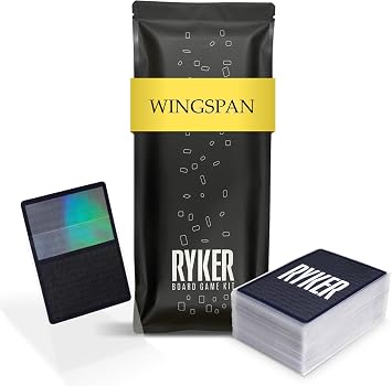 Ryker | Board Game Card Sleeve Kit for Wingspan Clear