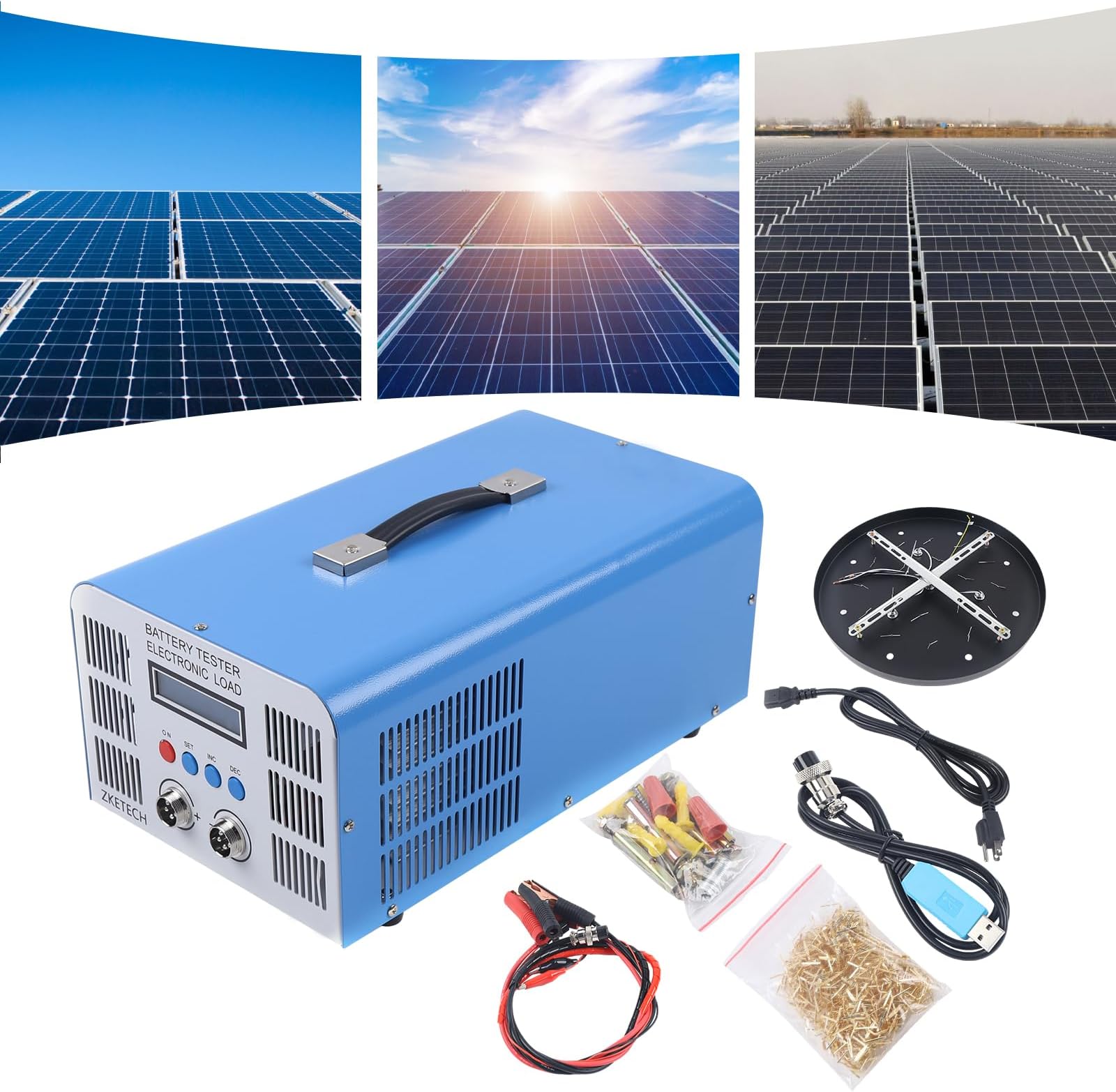 Battery Tester EBC-A40L 5V40A Battery Tester Lithium Polymer Power Battery Capacity Tester 110V