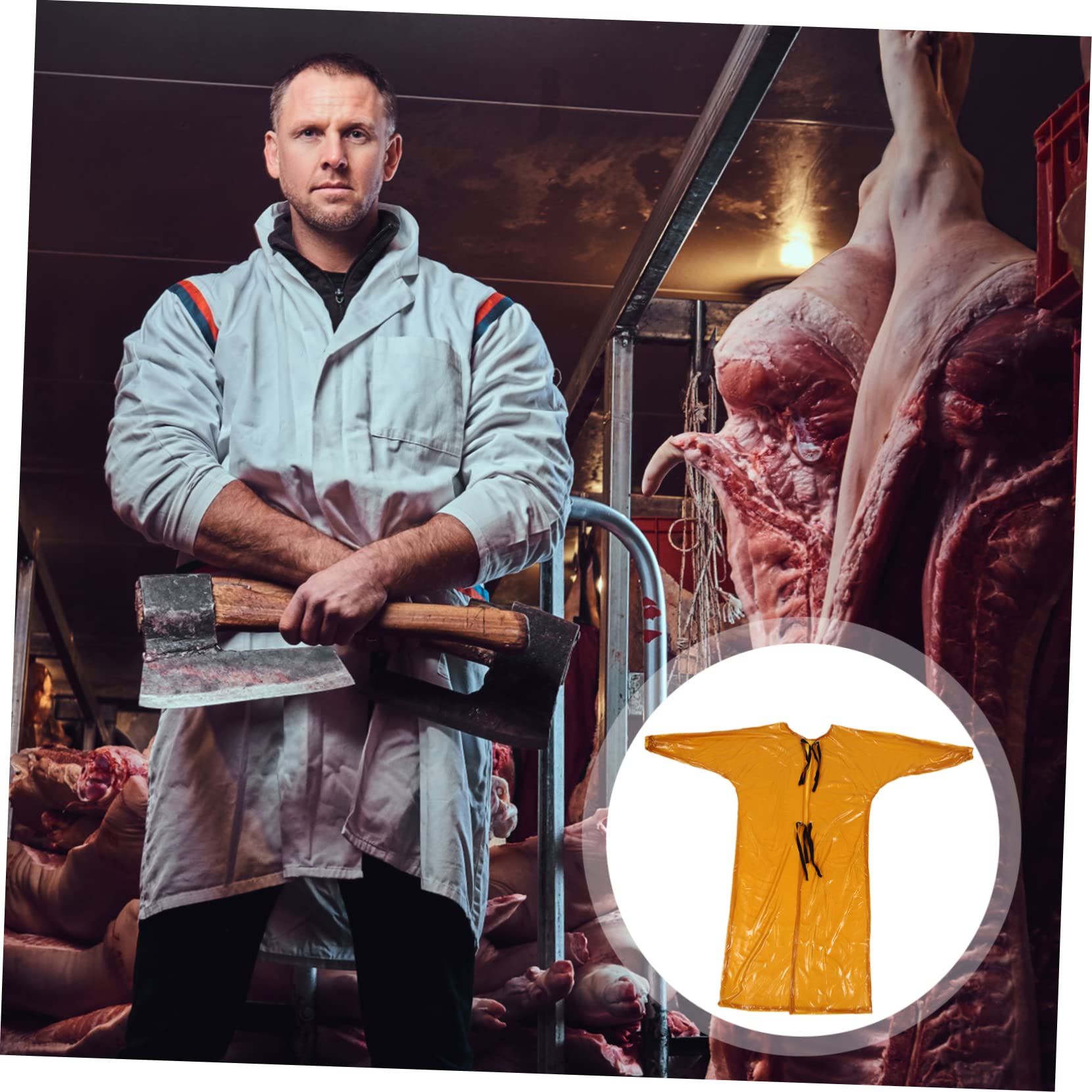 Homoyoyo Overall aus PVC Spritzwassergeschützter für Steinfabriken