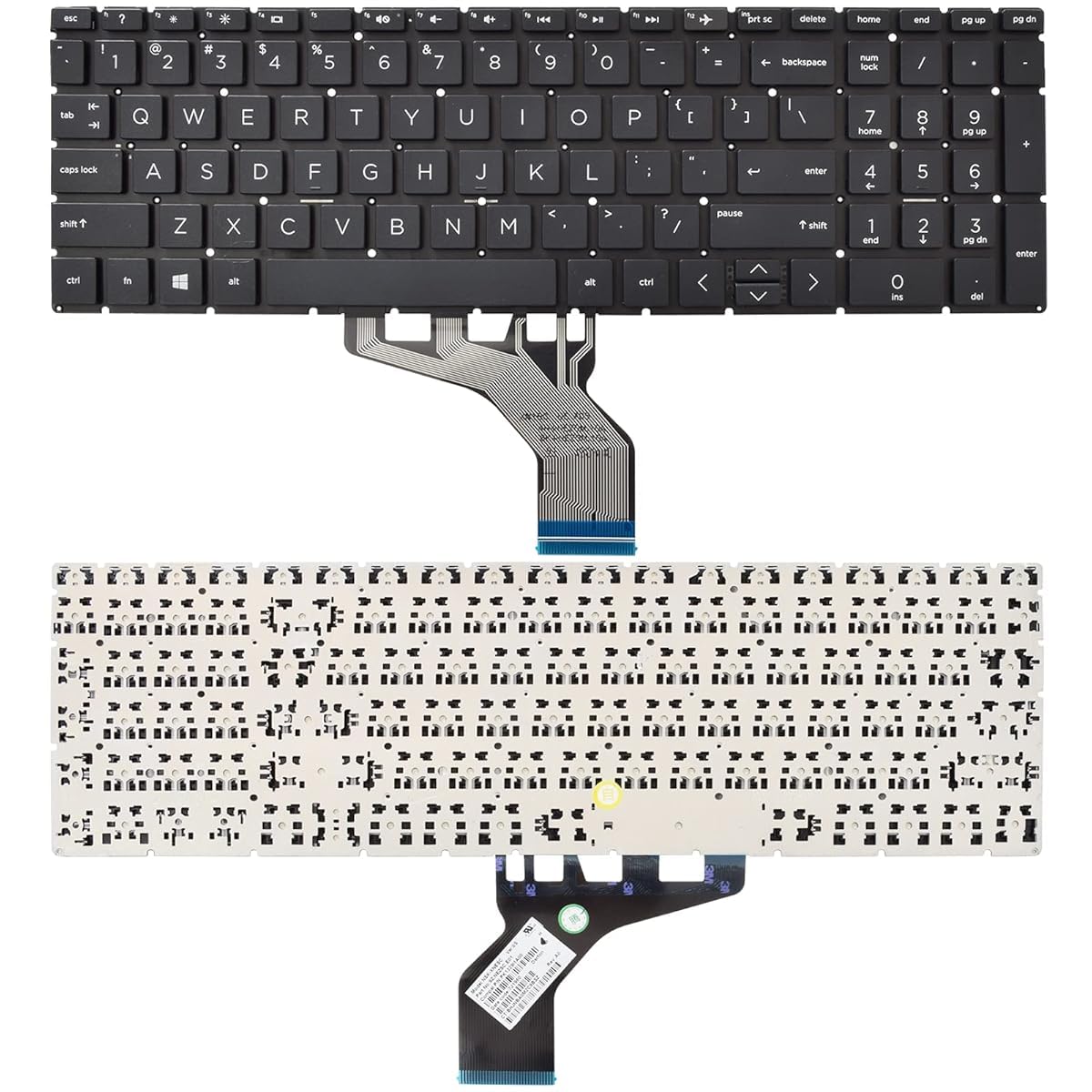 FORIDA Laptop Keyboard Compatible for HP Pavilion 250 G7 255 G7