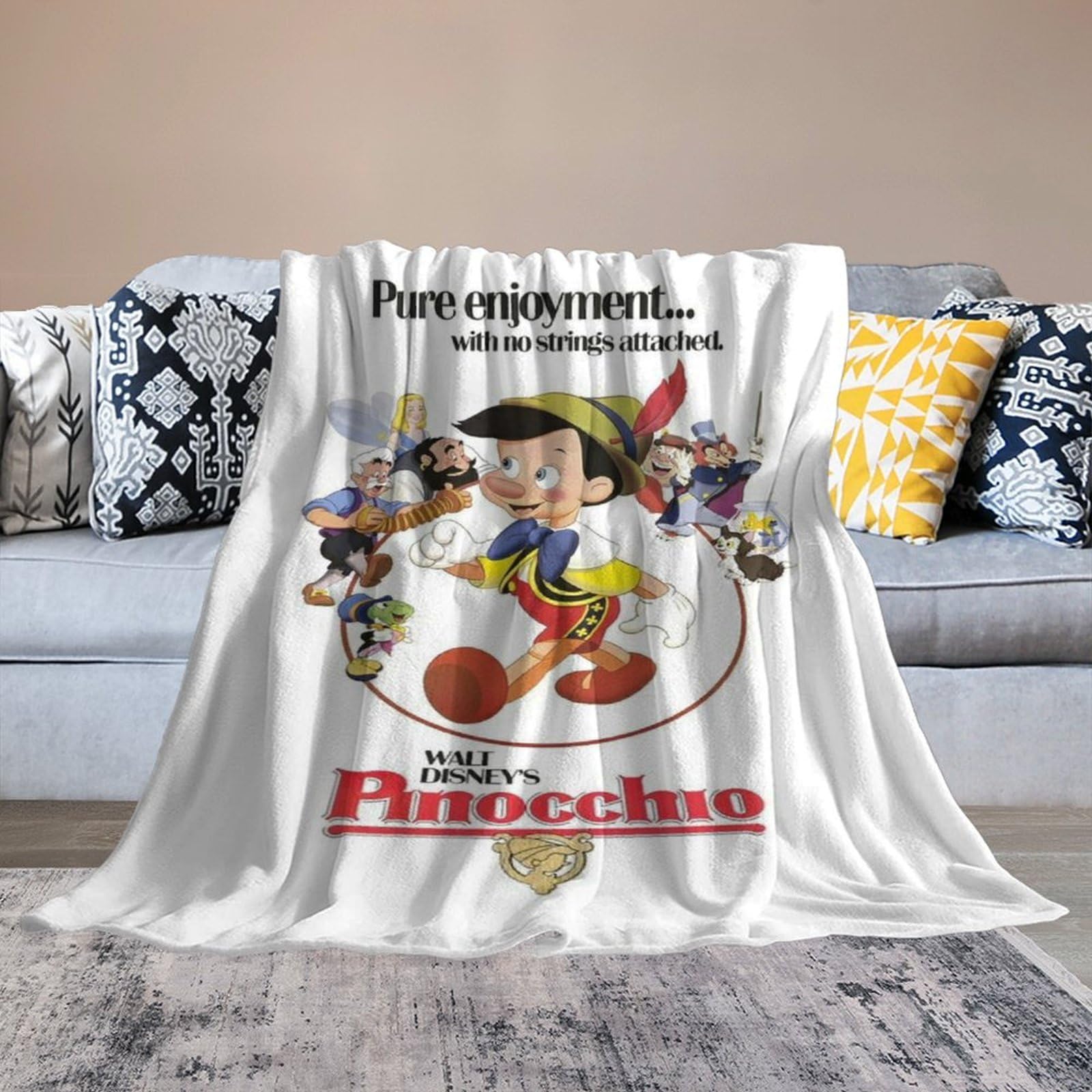 Amazon｜ピノキオ 【三種類のサイズから選べる】 ブランケット 大判