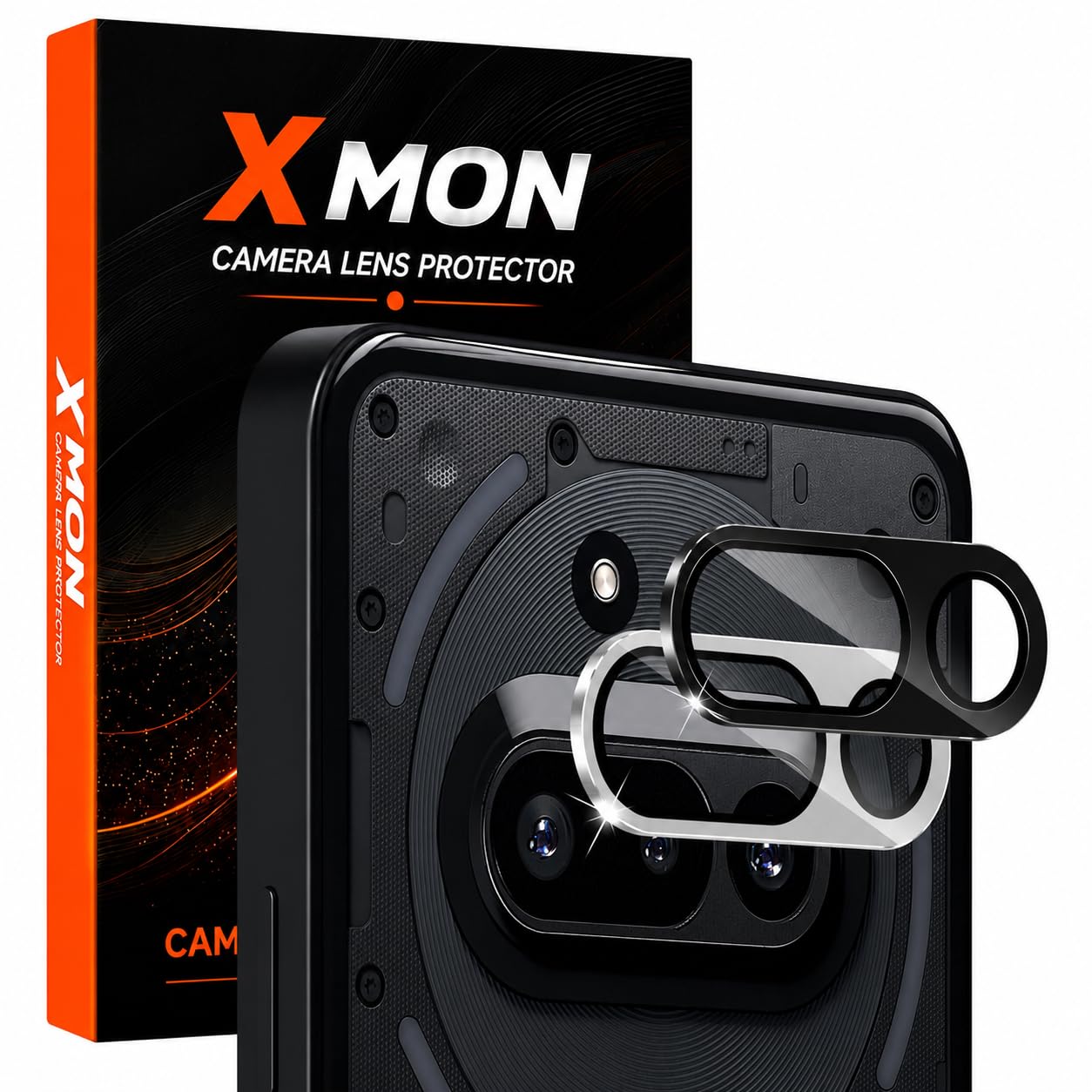 Xmon Camera Lens Protector for Nothing Phone 3A (1 Pack) – 3D Premium Tempered Glass, Ultra-Clear, Anti-Scratch, Easy Installation-image-13