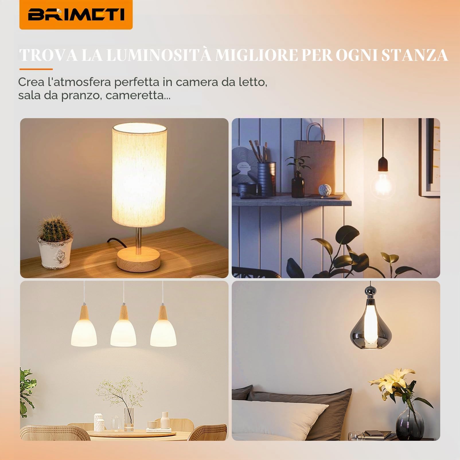 Regolatore Dimmer 2M LED Interruttore Dimmerabile All'infinito 220-240V, 100W Max Interruttori Dimmer per Lampade a LED Rotativo Con Cavo e Spina, per Lampadina Dimmerabile (Nero)