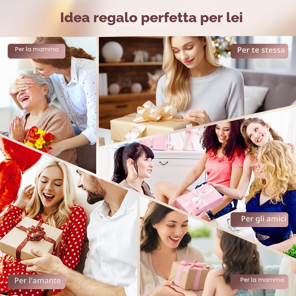 Specchio da trucco con illuminazione, specchio ingranditore 20x con 3 luci colorate, specchio cosmetico con ingrandimento con interruttore bifacciale, specchio ingranditore con luce per camera da