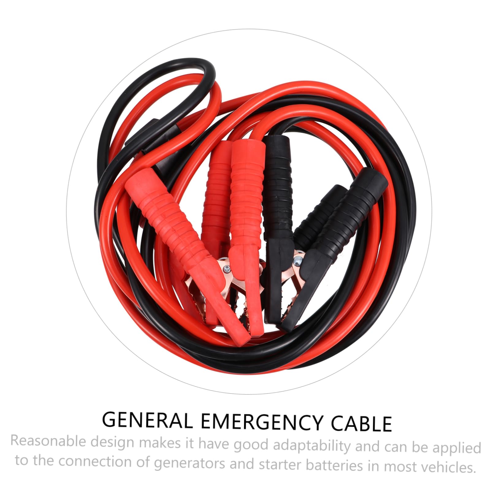 Câble Urgence pour Voiture Démarrage Urgence Pince Crocodile Renforcée Utilisation