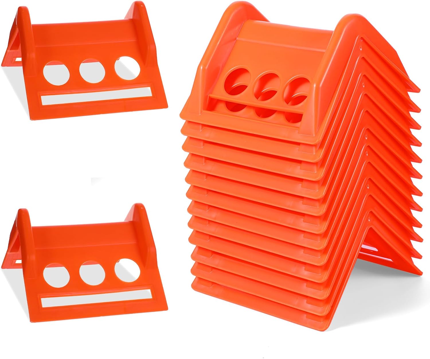 12 Pack Flatbed Edge Corner Protector Holder, Ratchet Strap Protector, Heavy Duty Cargos Strap Protectors, Flatbed Equipment for Shipping Cargo Protection