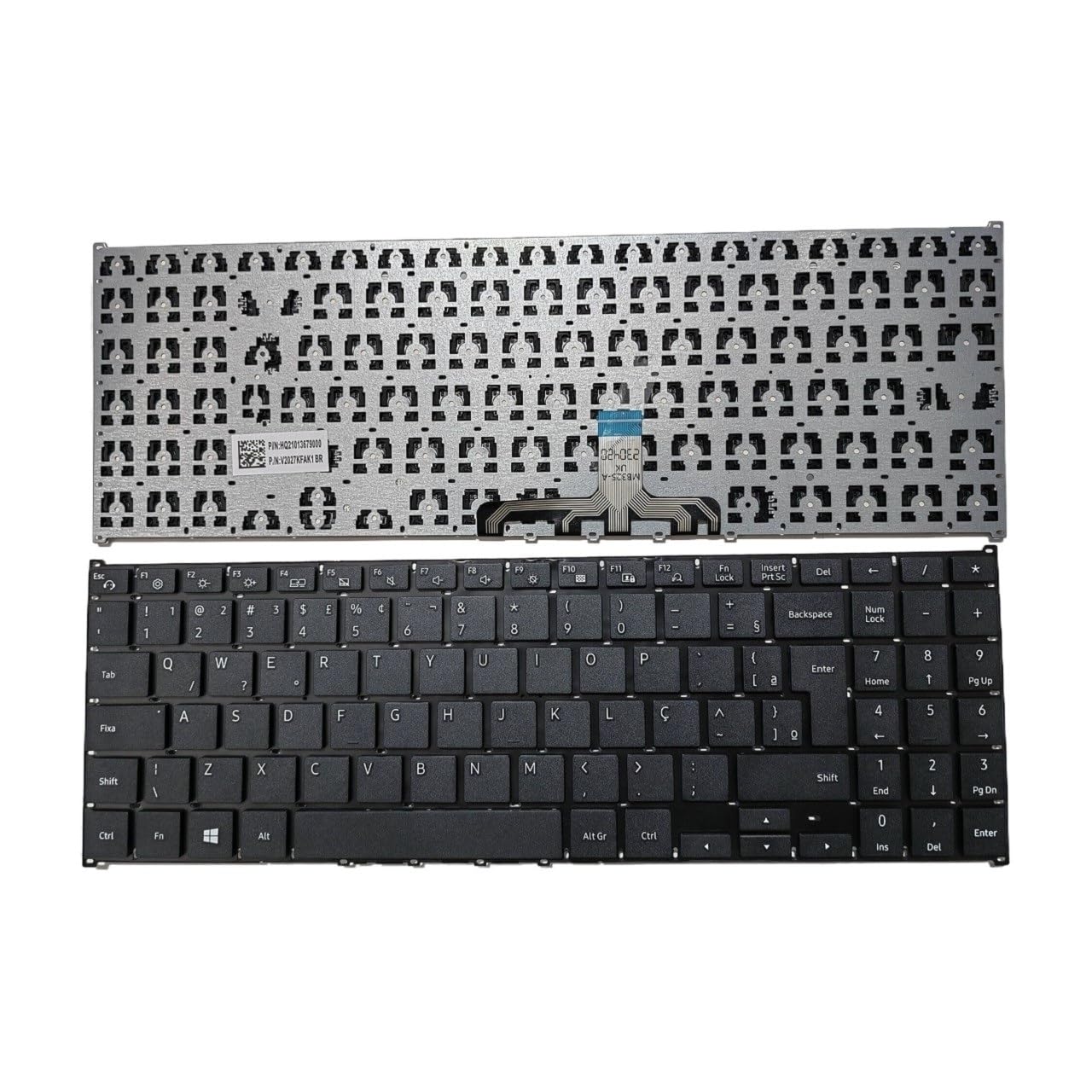 Clavier US Brésil ba68-12770a doté de touches silencieuses à retour tactile rapide - 2