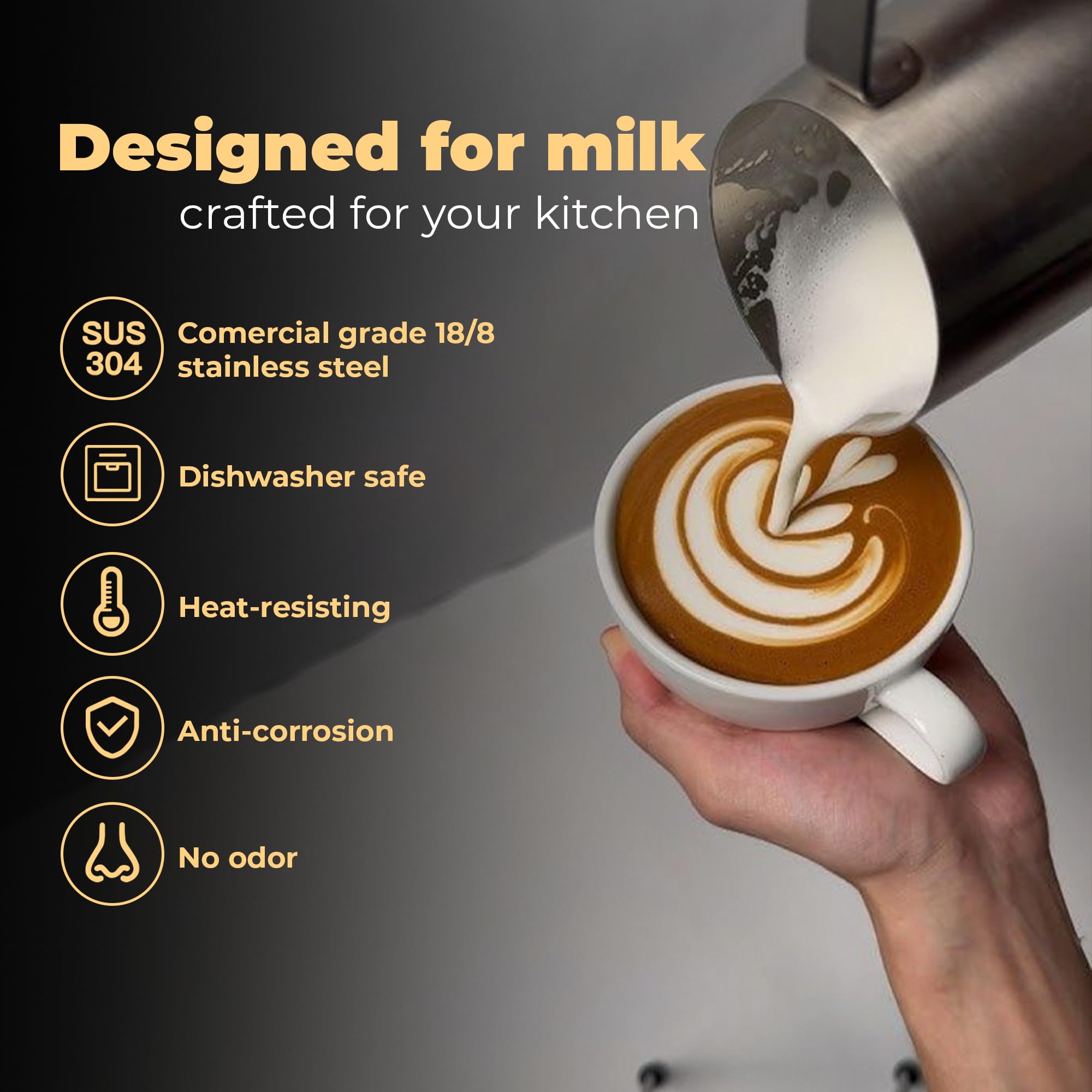 Cafe Latte Art Latte At Home Without Machine How To Make A Latte - Main Image