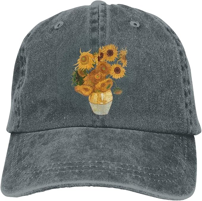 Van Gogh Sunflower Baseball Cap Vintage 