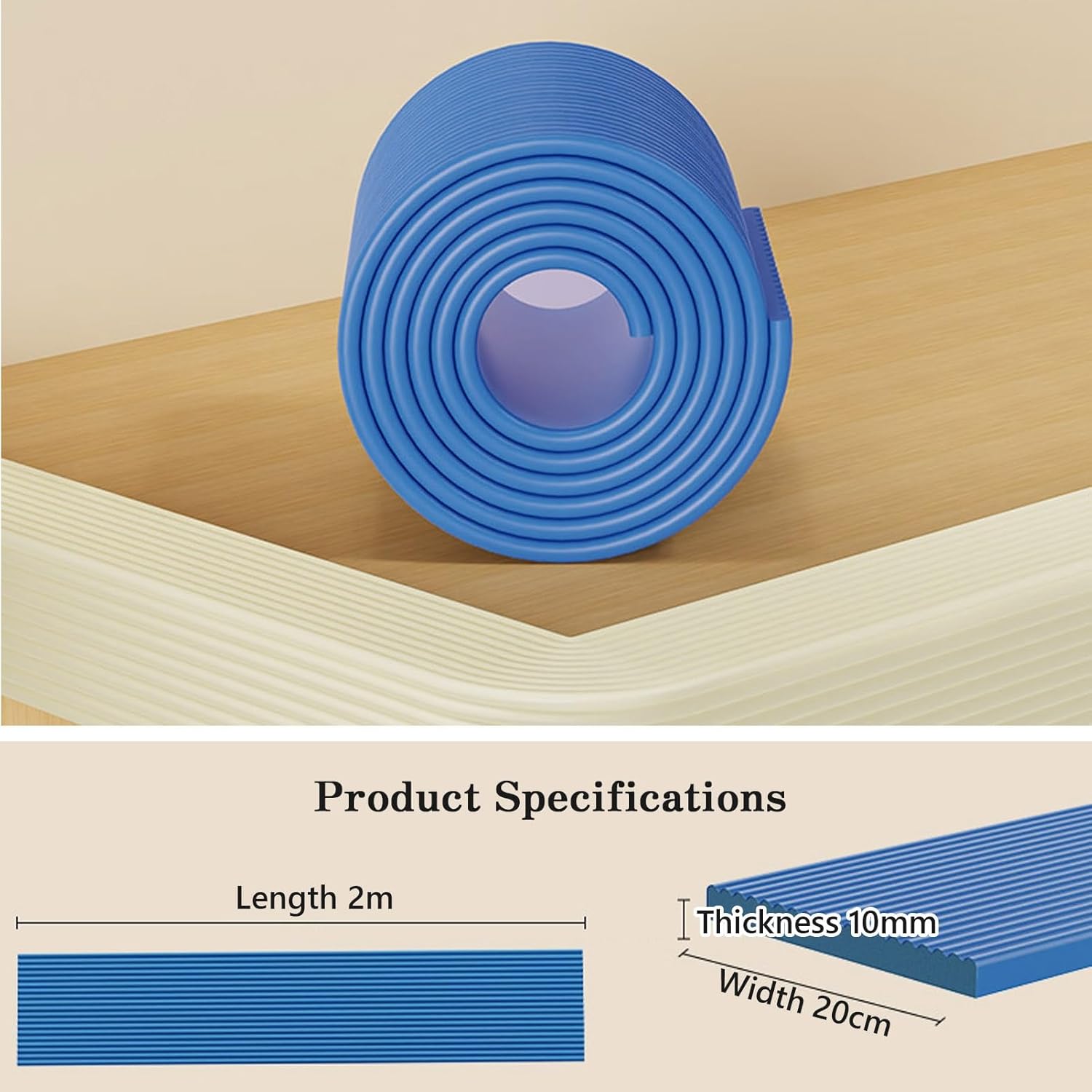 Basketball Basement Pole Pad, 33ft Wrap Around Pole Padding Self Adhesive Protective Covers Waterproof Column Pads for Playground Garage, Easy Installation