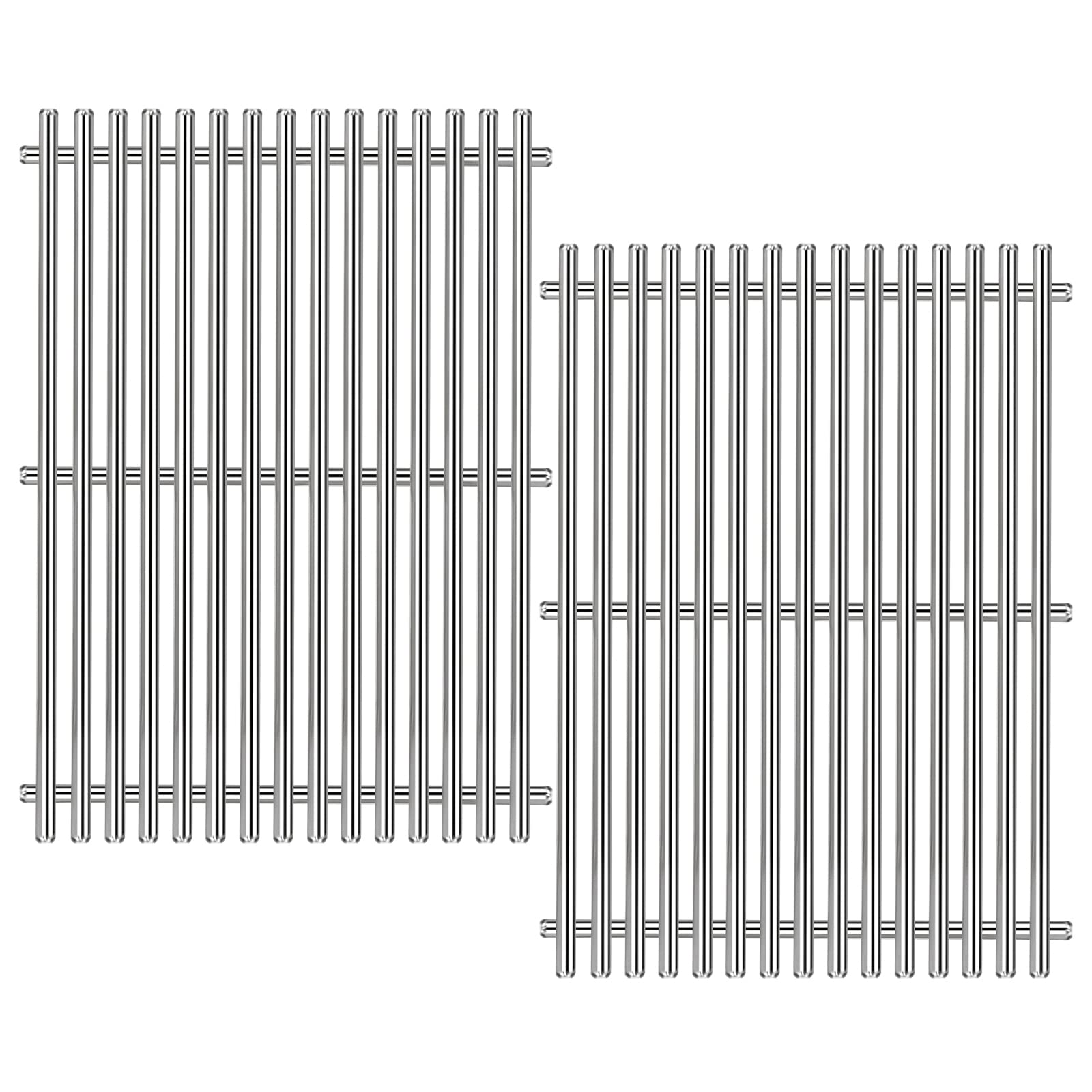 Criditpid 19.5" Grill Grates Replacement for Weber 7524 7528 Genesis E310 E320 E330 S310 S320 S330 EP310 EP320 EP330 Gas Grill, 304 Stainless Steel Cooking Grates Parts for Weber Genesis 300 Series