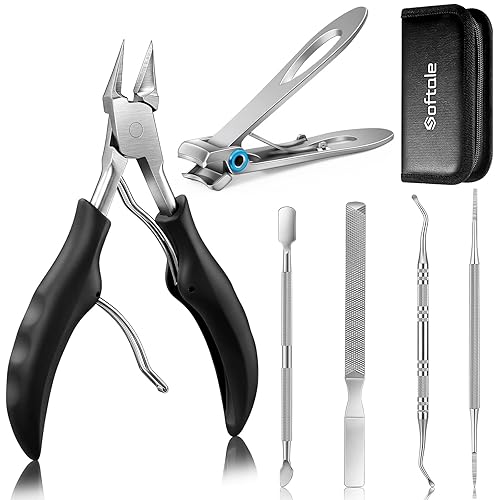 Toenail Clippers for Seniors, Thick Toenail Clipper Kit for Men,