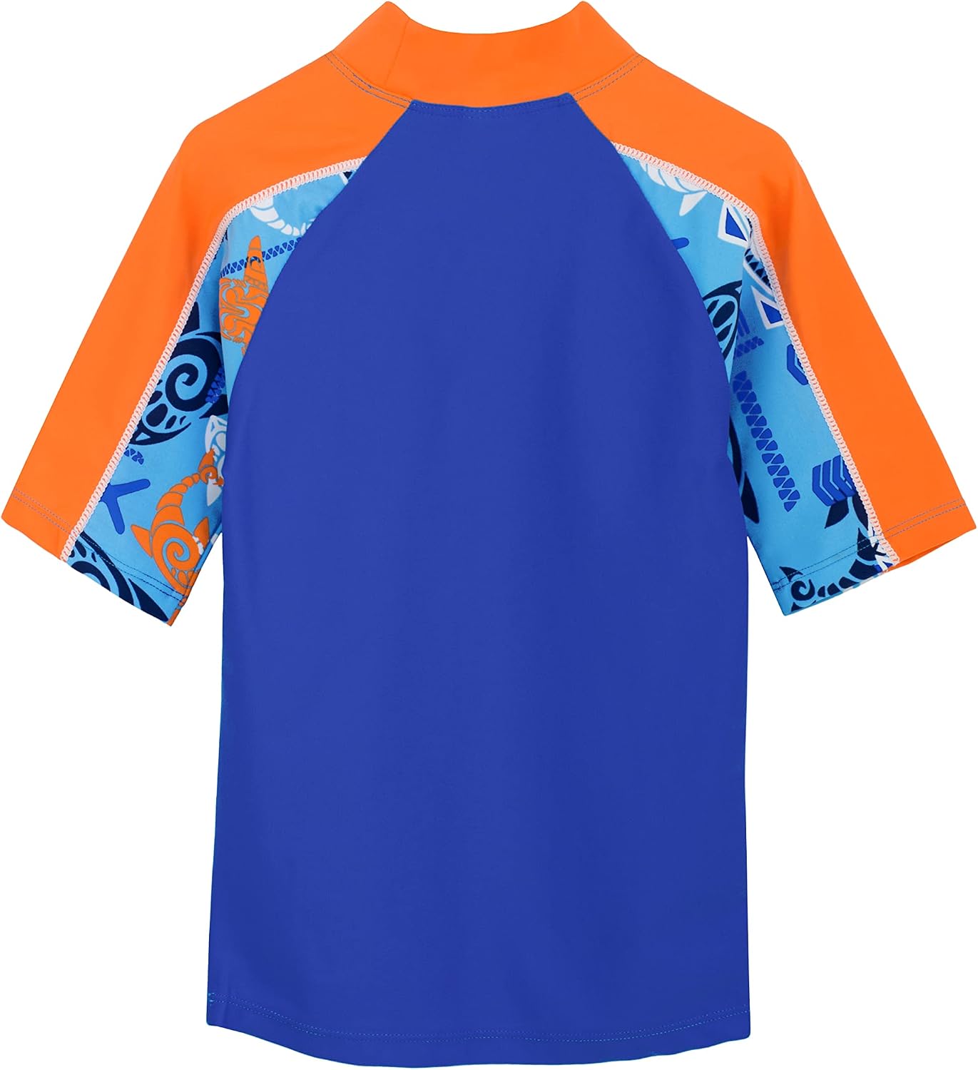 Tuga Boys Short Sleeve Rash Guard 1-14 Years, UPF 50+ Sun Protection Swim Shirt