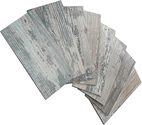 Vista 113 de AULIGET - Azulejo tipo metro de 3 x 6 pulgadas, autoadhesivo para loseta en muro, losetas de cloruro de polivinilo (PVC) grueso para muro