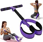 HOXWC Bande de résistance à la pédale multifonctions améliorée avec poignée, 50LBS Bandes de résistance épaissies pour Core/ABS, Bras, Voleur, Abdomen, Entraînement des jambes, Équipement d'exercice portable pour femmes