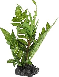 CIYODO Plantas De Répteis Decoração De Répteis Planta De Aranha Decoração De Tanque De Peixes Planta Artificial Para Répteis Lagarto Terrário Decorações De Plantas Decoração De Tanque De