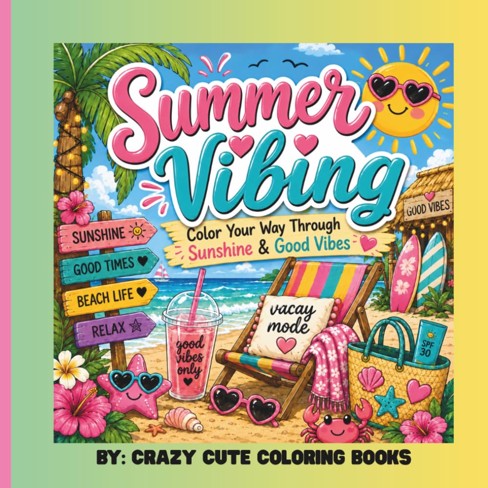 Summer Vibing: Color You Way Through Sunshine and Good Vibes