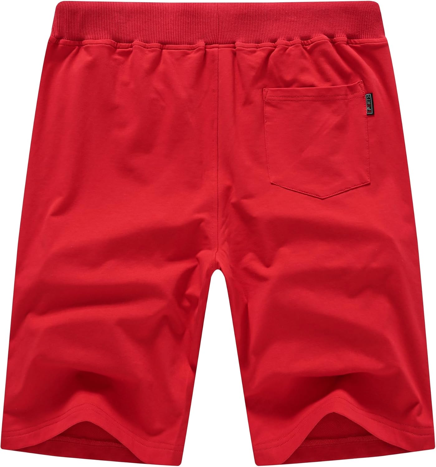 QPNGRP Mens Shorts Casual Drawstring Zipper Pockets Elastic Waist - Image 3