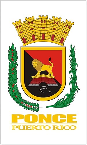 CafePress Ponce COA - Adhesivo decorativo para coche