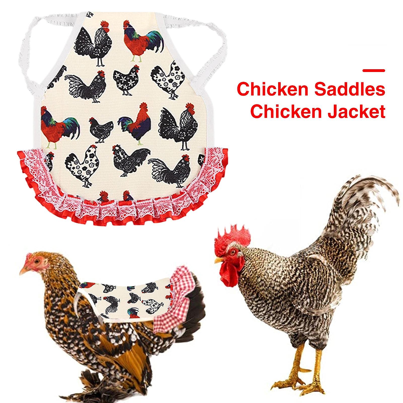 CHICKEN SADDLE | Chicken Apron | HEN Protector | Waterproof Canvas - View #5