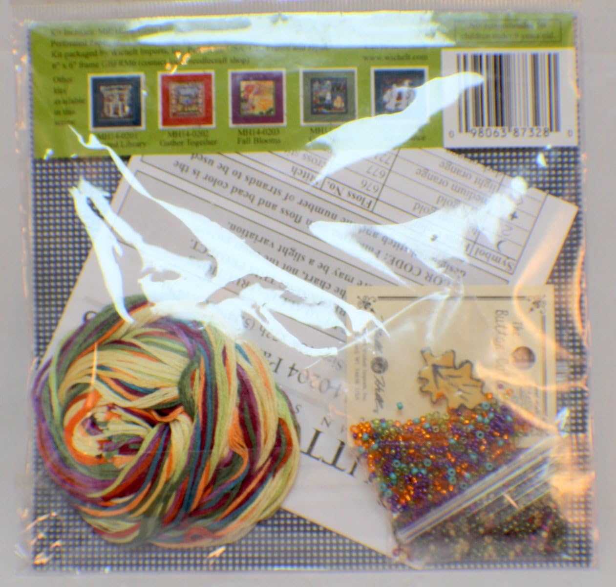 Paisley Pumpkin Cross Stitch Kit