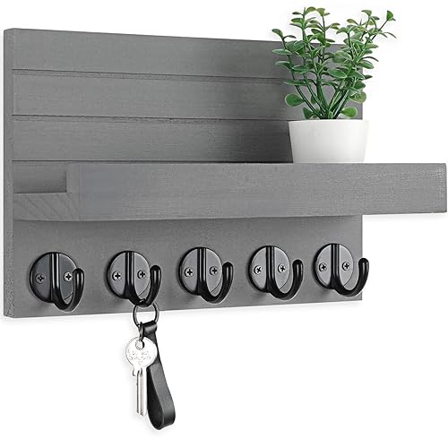 Key Holder for Wall, Decorative Key and Mail Holder with