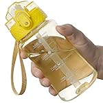 OLDLEY 12oz Kids Water Bottle for School - Motivational With Silicone Straw, Leak-Proof Tritan BPA-Free, Reusable for Girls Boys, Butter