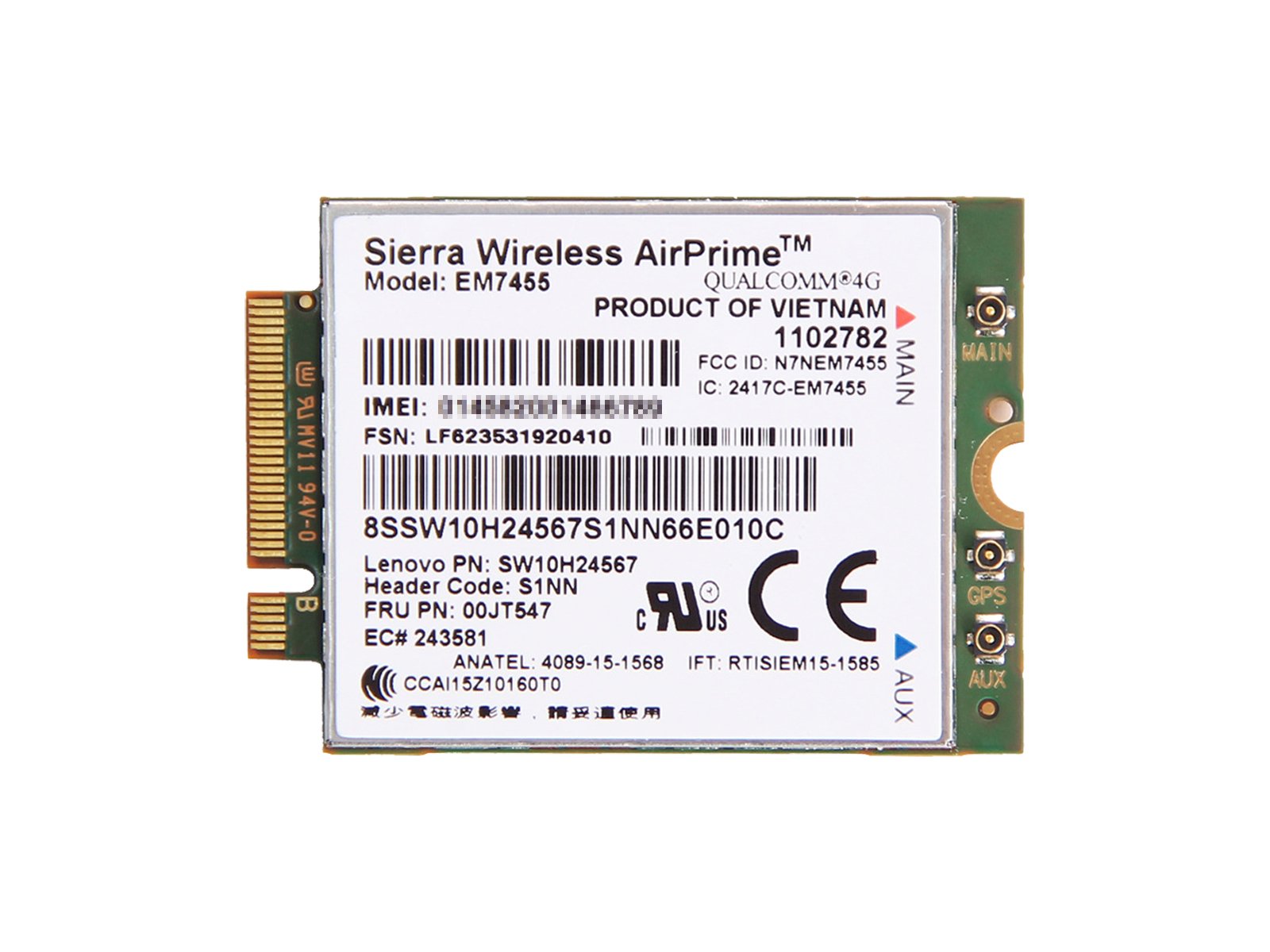 Amazon.co.jp: Lenovo純正 Sierra Wireless EM7455 Mobile Broadband