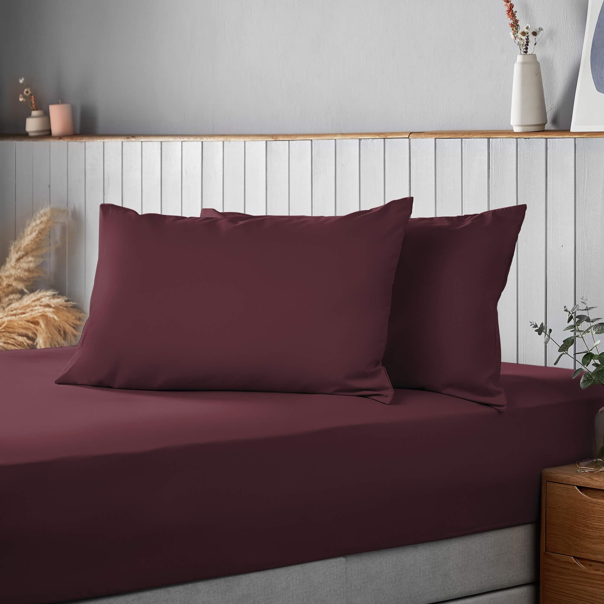 Silentnight Berry Supersoft Pillowcases