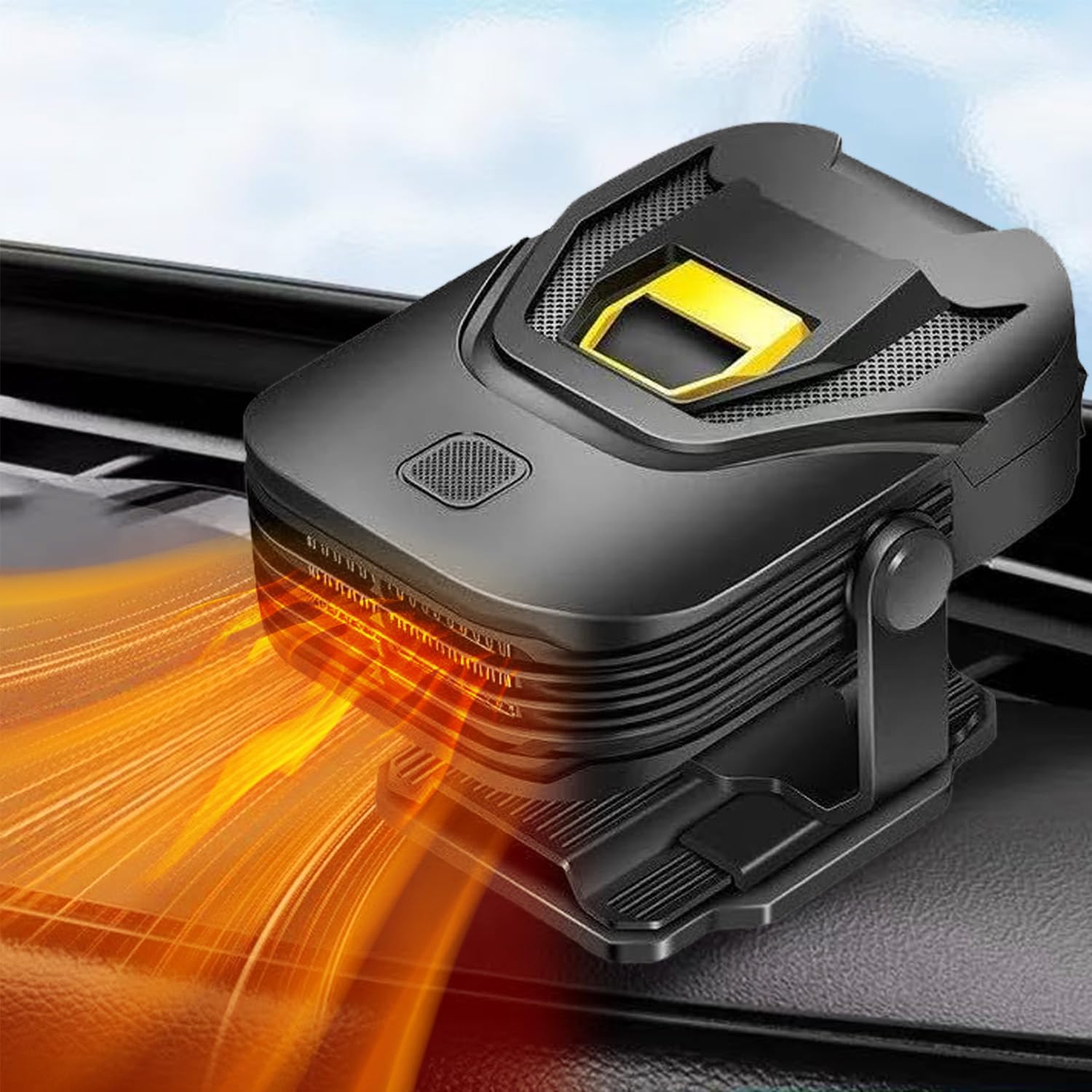 Chauffage de voiture portable ventilateur degivrage 12V pour tableau de bord camion