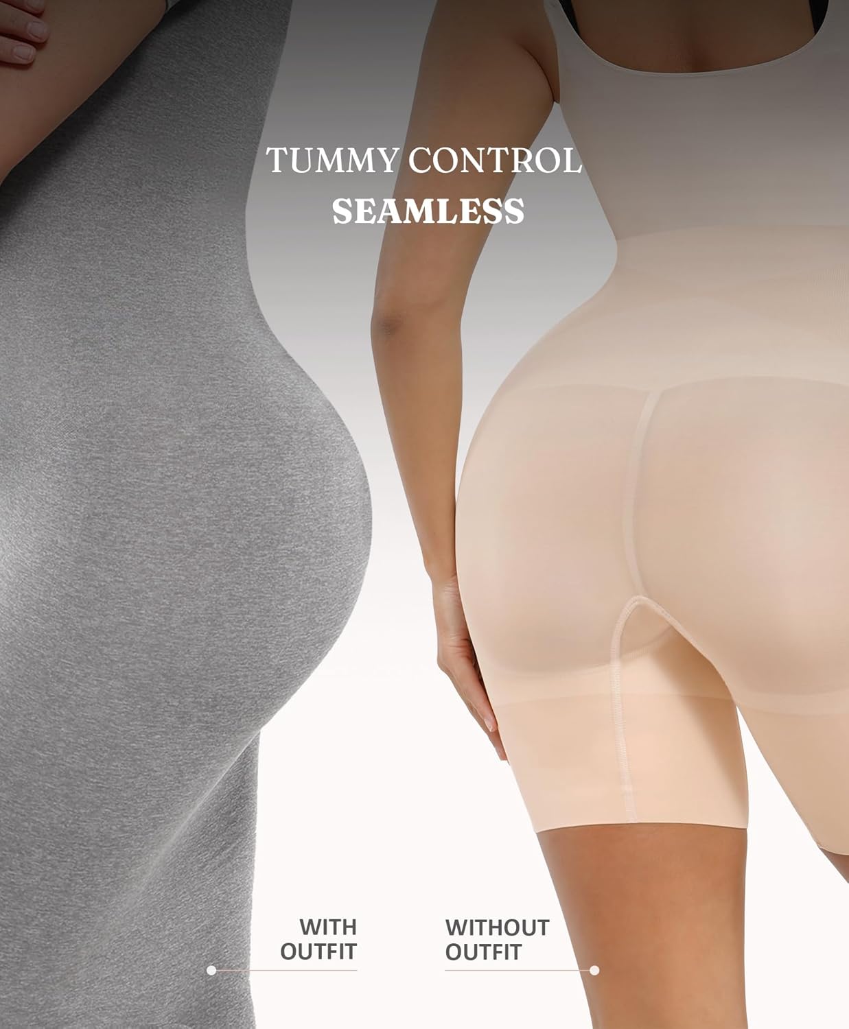 FeelinGirl Shapewear for Women Tummy Control Body Shaper Seamless Faja with Open Crotch - Image 2