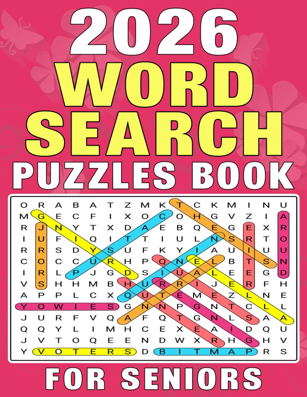 2026 Word Search Puzzles Book For Seniors: 80 Challenging Word Finding Puzzles with Modern Vocabulary