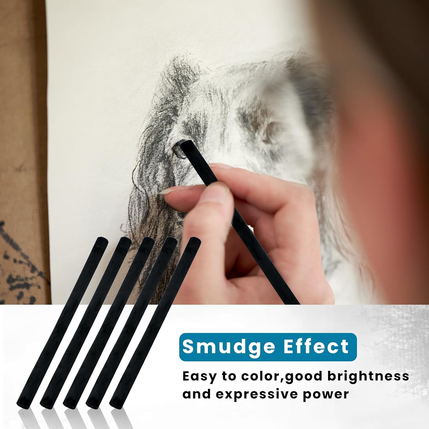 25 Pcs Willow Charcoal Sticks, 5.4 Inch in Length, 4-7mm Dia, Artist Vine Sketch Charcoal Pencils for Sketching Drawing Art Sketch Artists Supplies