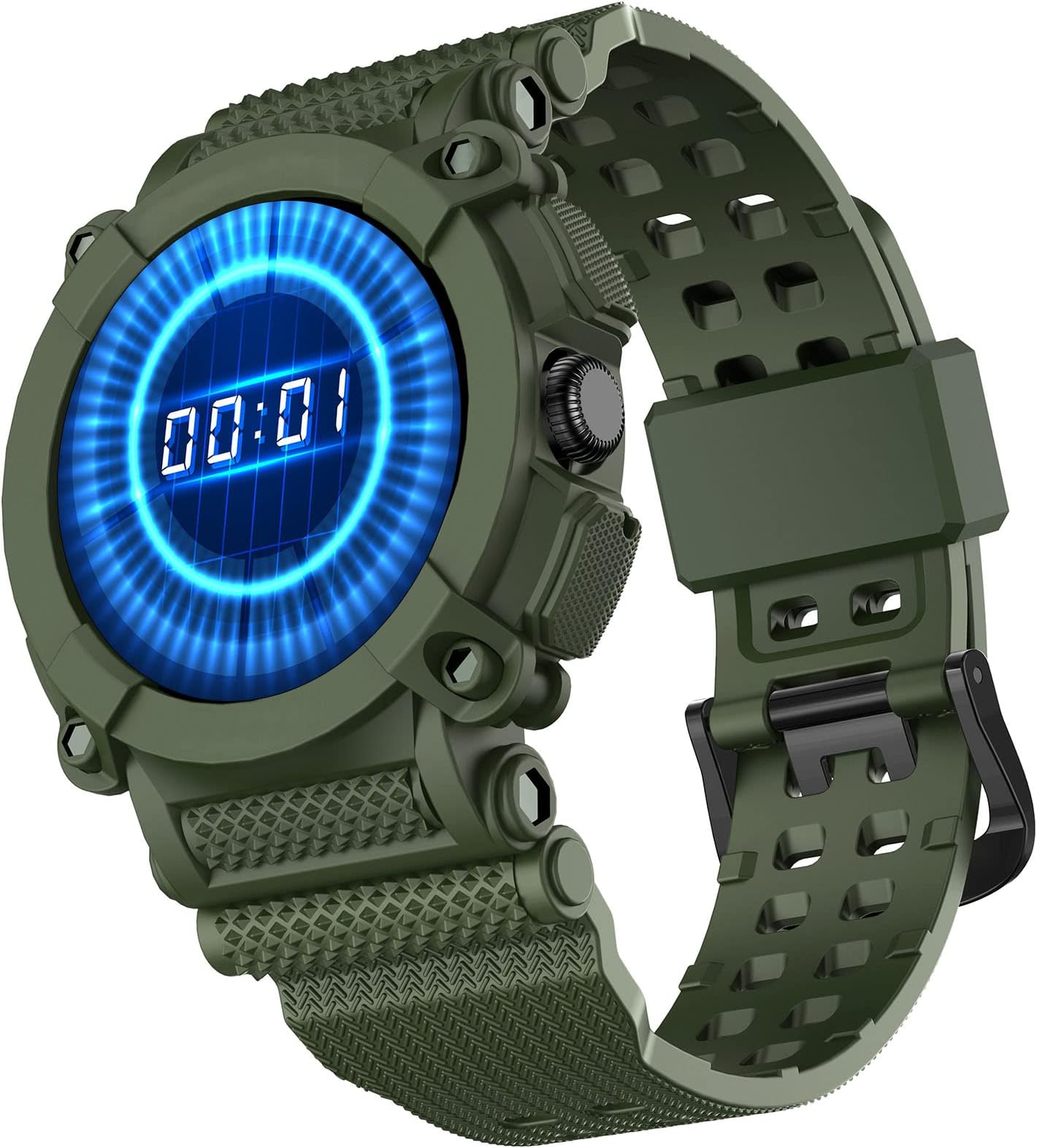 Compatible For Google Pixel Watch Band Clear With Bumper Case Pixel Watch Bands With Protector Case CoverHeavy Duty Sport Military Drop-Proof Tpu Tactical Pixel Watch Strap Women Men