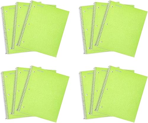 Miniatura 34 de Mintra Office Cuadernos de espiral duraderos, 1 materia, (negro, azul, rojo, paquete de 3 con rayas anchas), 100 hojas, bolsillo de polietileno,