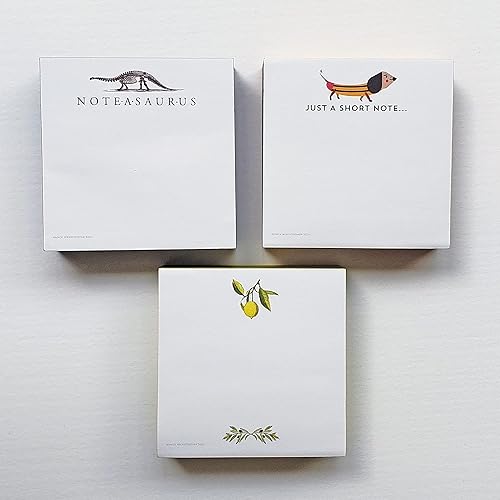 Miniatura 4 de Cubo de notas adhesivas de ramas de limón y olivo - 3 38 pulgadas x 3 38 pulgadas x 1 pulgada (3.386 in x 3.386 in x 0.984 in)