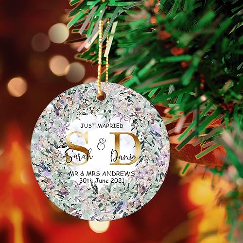 Vista 8 de Adorno de Navidad personalizado para inauguración de la casa, regalo para propietario de una casa nueva, nuevas aventuras, nuevos recuerdos, adorno