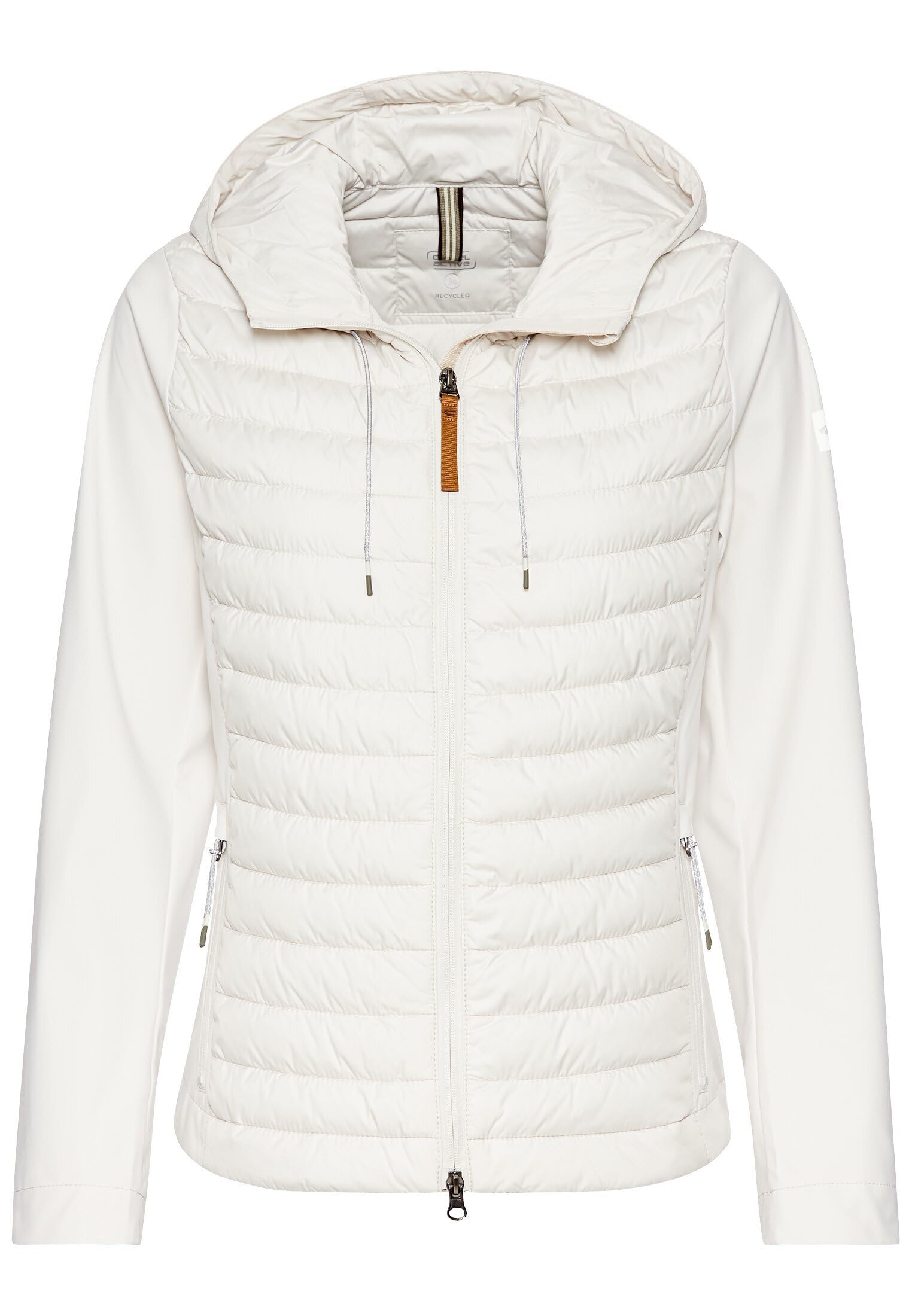 camel active Damen Steppjacke aus recyceltem Polyester Perle, womenswear-40