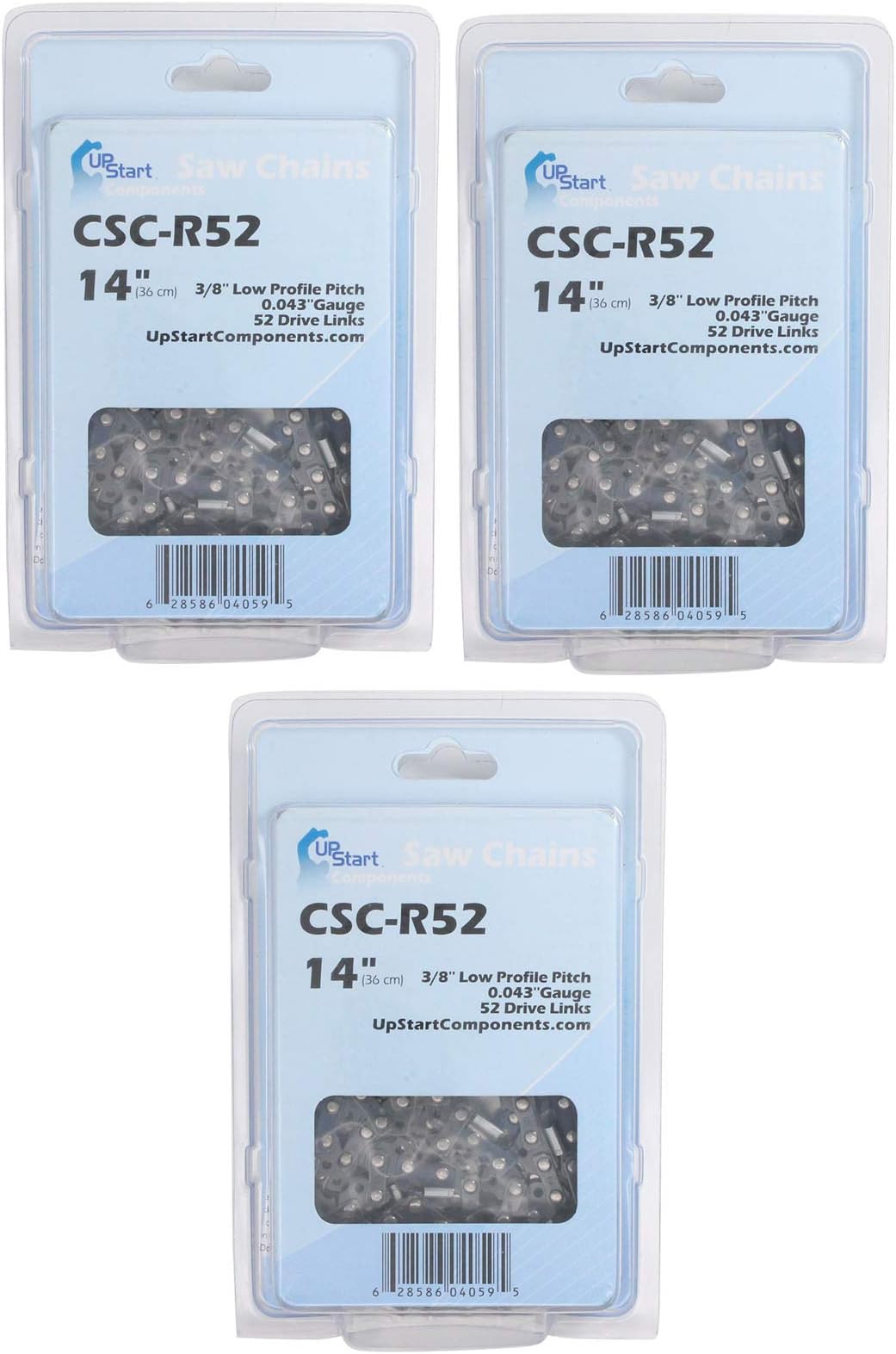3Pack 14Inch Chainsaw Chain Replacement for Lynxx 63287