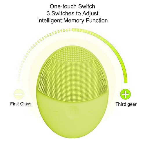 Miniatura 4 de ITME Cepillo de limpieza facial recargable, suave silicona impermeable Sonic Electric Face Scrubber para todo tipo de piel, regalos de cumpleaños y