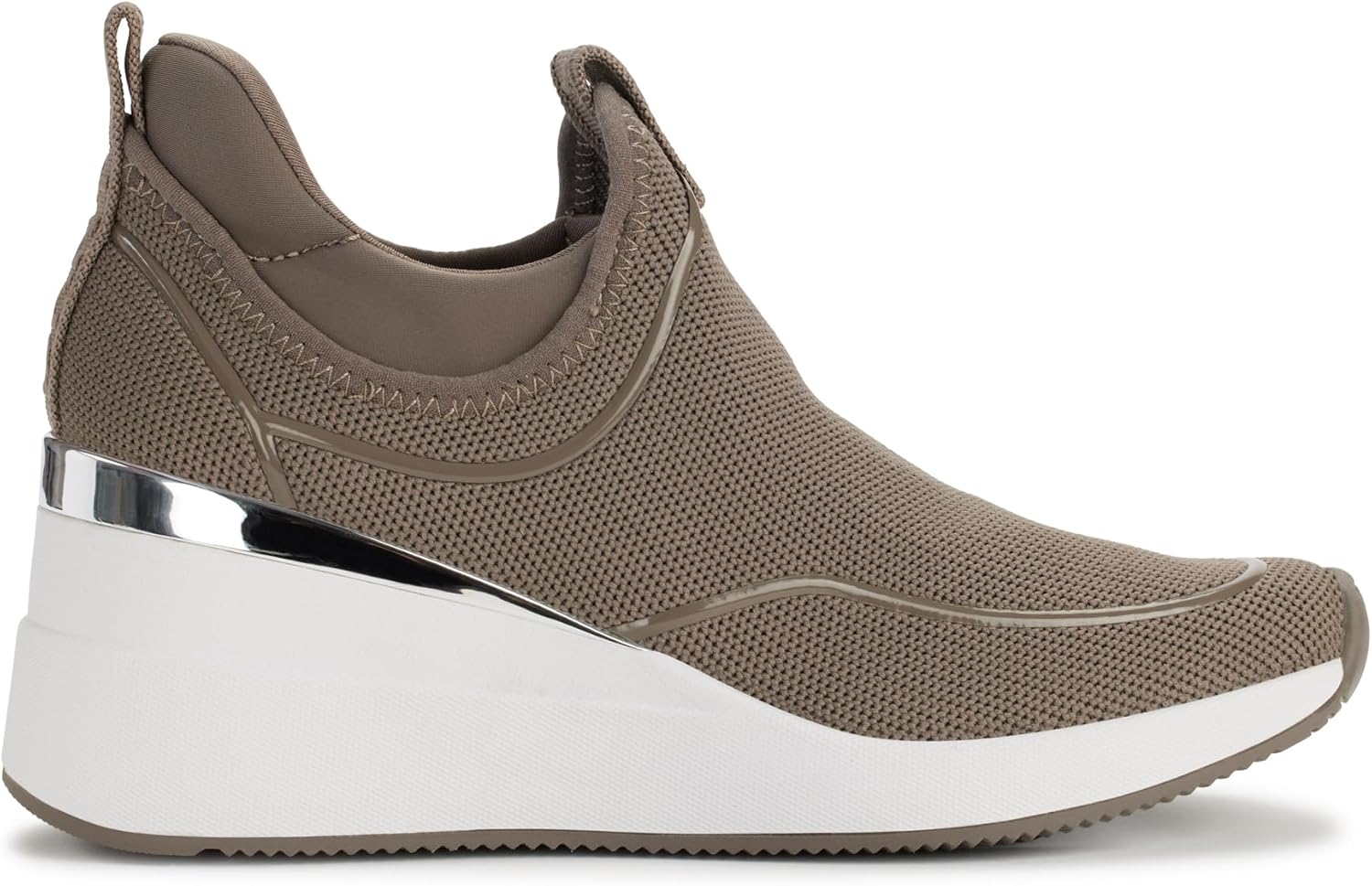 DKNY Womens Pecola Slip on Wedge Sneaker - Image 5