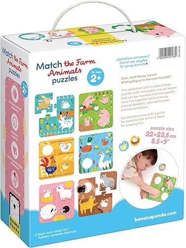 Miniatura 2 de Banana Panda Combina los rompecabezas de animales de granja