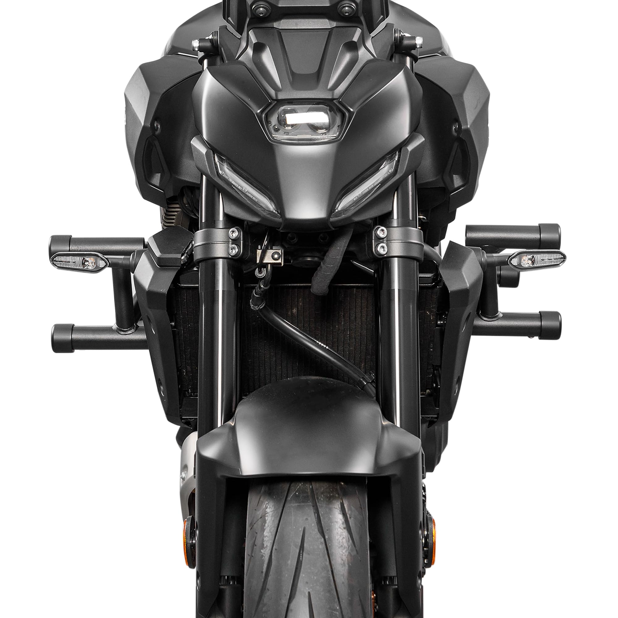 Pare Carter pour MT-07 MT 07 2025 2026 Garde Moteur Crash Bars Protection Latérales Pare-Chocs | Protection contre les chutes de cadre de pare-chocs de moto