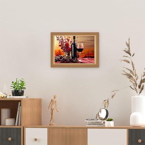 Miniatura 7 de Rompecabezas de flores de vino tinto de 300 piezas, rompecabezas de madera, rompecabezas de fotos personalizados para adultos y amigos, rompecabezas