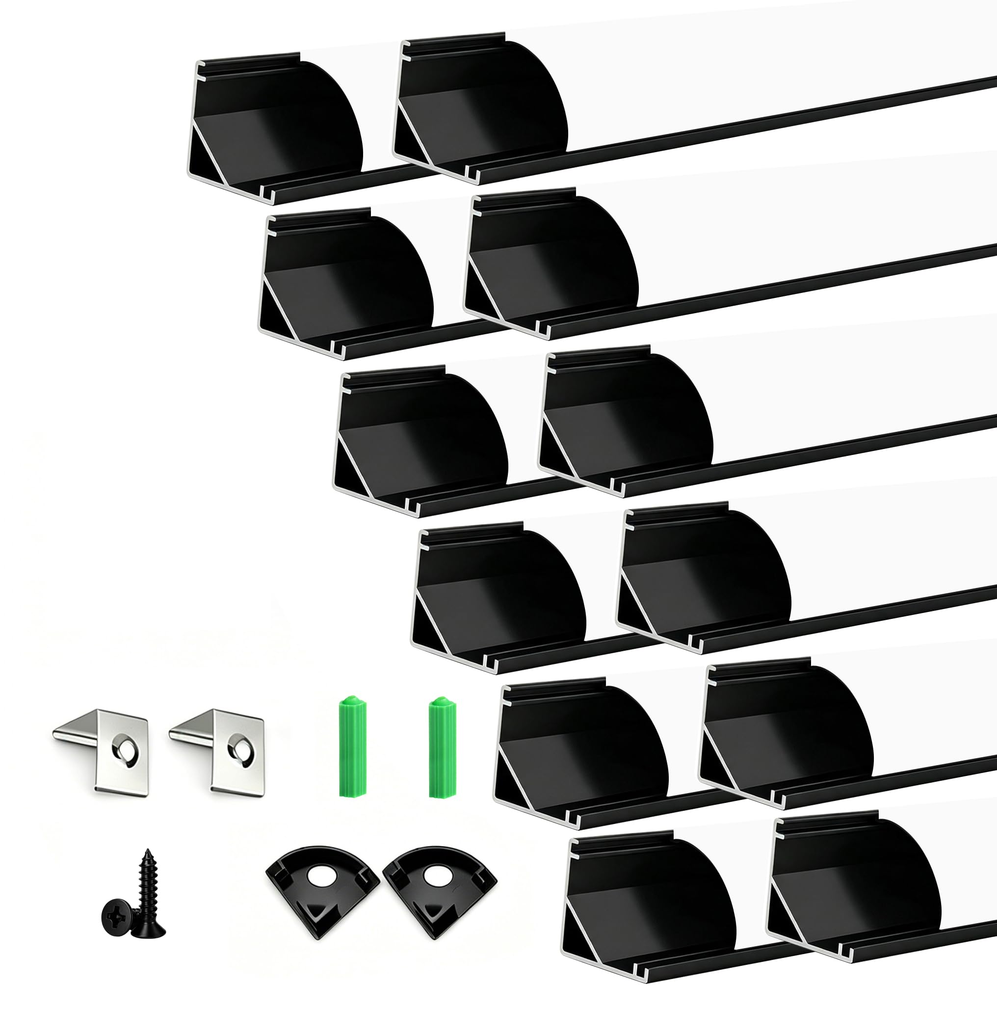 LED Strip Channel - 3.28ft Aluminum Profile (6 Pack) -10
