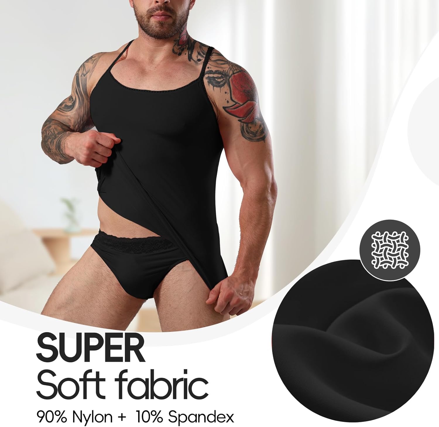 Lingerie Set For Men, Sexy Bra And Panty Sissy Clothes G String Exotic Gay Sissy Femboy Panties - Image 4