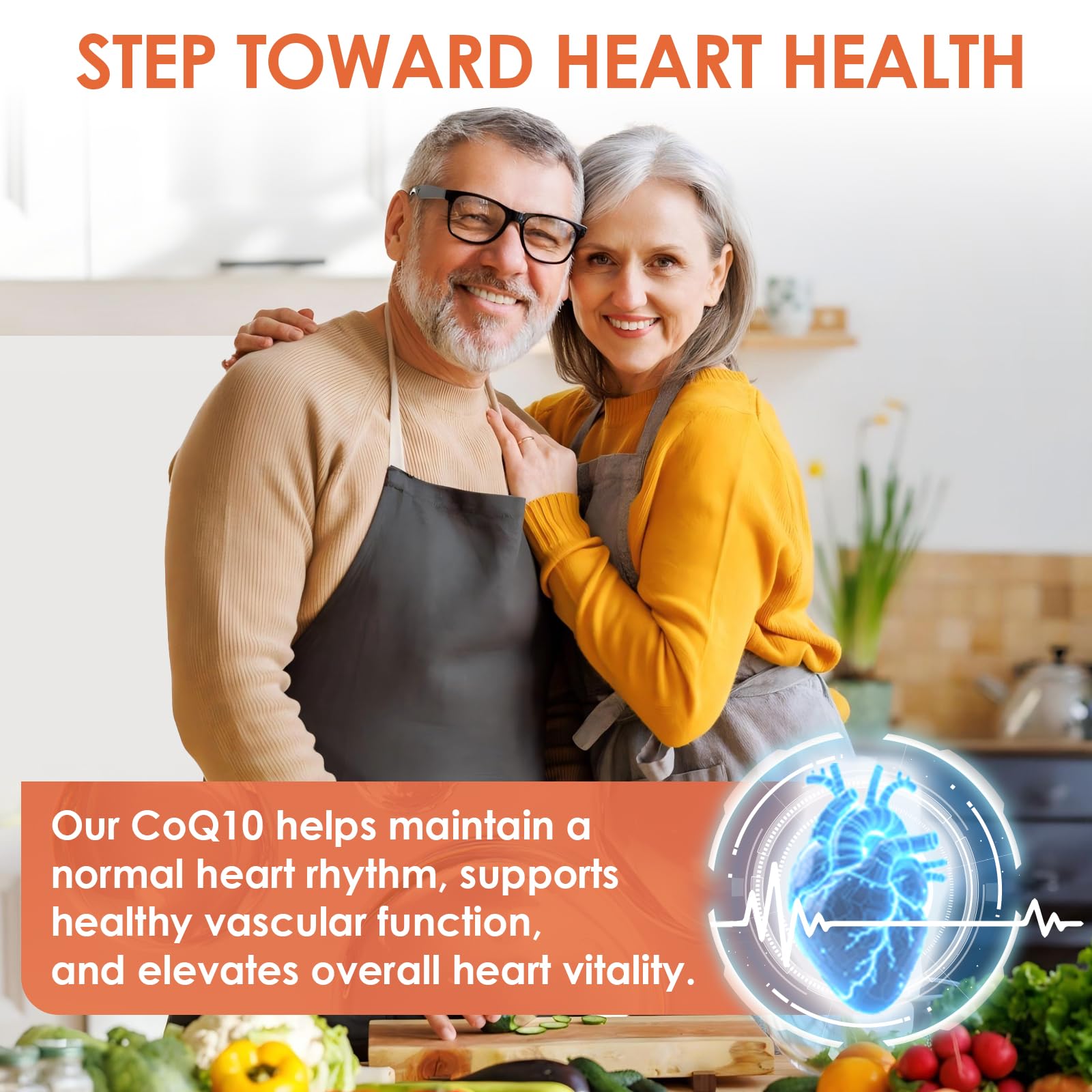 NATURE TARGET Ubiquinol CoQ10 300mg softgels with PQQ & Turmeric, High Absorption Coenzyme Q10 Supplement with ALA & Black Pepper, Antioxidant for Heart & Brain Health, Energy Production, 120 Count