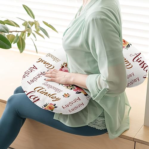 Miniatura 3 de Funda de almohada de lactancia para bebé, fundas suaves de lactancia con nombre, funda de almohada de lactancia materna para alimentación